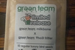 Sell: Green Teams Milkbone x 9ho5t fritter + freebies