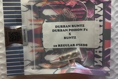 Vente: Durban Runtz from Tiki Madman (NOT DURBAN POISON)