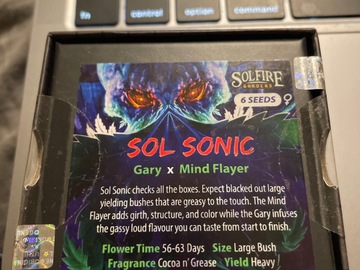 Sell: Sol sonic by Solfire Gardens