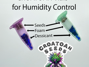 Sell: 5 Pack - Croatoan Vials - 2ml Seed Vial with Humidity Control