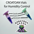 Vente: 5 Pack - Croatoan Vials - 2ml Seed Vial with Humidity Control