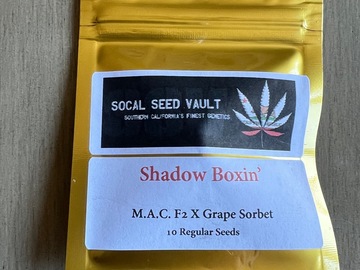 Sell: Socal Seed Vault - Shadowboxin'
