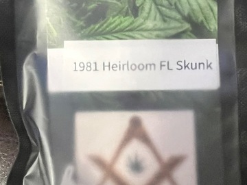 Sell: 1981 Heirloom FL Skunk 10 seeds per pack