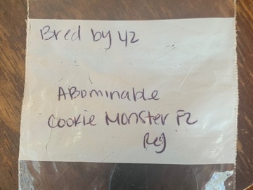 Vente: Abominable Cookie Monster F2