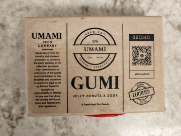Vente: Gumi by Umami Seed Company