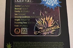 Vente: Lazer Fuel by Exotic Genetix 25 count Player Pack