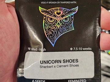 Vente: Unicorn Shoes 6 pk Fems by Universally Seeded