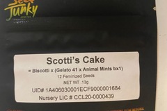 Selling: Seedjunky Scotti’s Cake