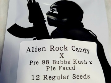 Providing ($): SALE Alien Rock Candy x (Pre 98 Bubba Kush x Pie Faced) - 12 Regs