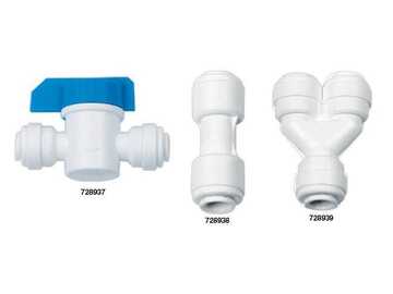 Vente: Hydro-Logic Quick Connect to Inline Shut Off Valve for Stealth/Small Boy System -- 1/4 inch