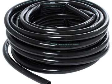 Vente: Hydro Flow Vinyl Tubing Black 1 in ID - 1.25 in OD 50 ft Roll
