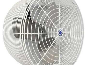 Sell: Schaefer Versa-Kool Circulation Fan 20 in w/ Tapered Guards, Cord + Mount - 5470 CFM
