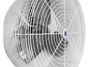 Selling: Schaefer Versa-Kool Circulation Fan 24 in w/ Tapered Guards, Cord + Mount - 7860 CFM