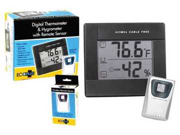 Vente: Grower's Edge Digital Thermometer/Hygrometer w/ Remote