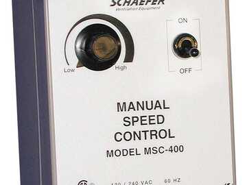 Selling: Schaefer Manual Fan Speed Controller