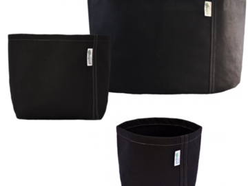 Selling: GeoPot Self-Supporting Square Bottom - Black (pack of 10)