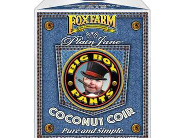 Selling: FoxFarm Plain Jane Big Boy Pants Coconut Coir, 3.0 cu ft