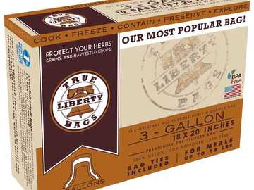 Selling: True Liberty 3 Gallon Turkey Bags 18 in x 20 in (10/pack)
