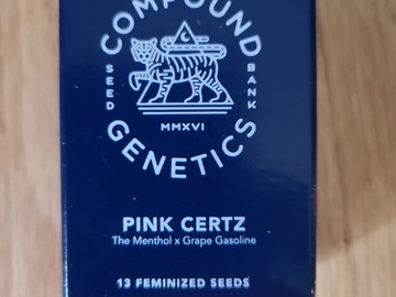 Proporcionando ($): Compound Genetics Pink Certz