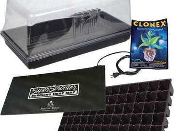 Selling: Grow Crew 72 Cell Germination & Cloning Propagation Kit 7 inch Dome