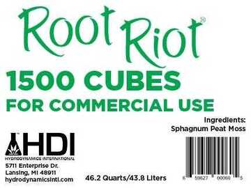 Selling: Hydrodynamics Root Riot Replacement Cubes - 1500 Cubes
