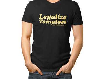 Sell: Growers House Legalize Tomatoes T-Shirt - Gold on Black