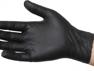 Venta: Common Culture Black Powder Free Nitrile Gloves Medium (100/Box)