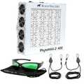 Selling: Black Dog LED - PhytoMAX-2 400W Grow Light w/ Method GroVision Room Glasses + Ratchet Light Hangers