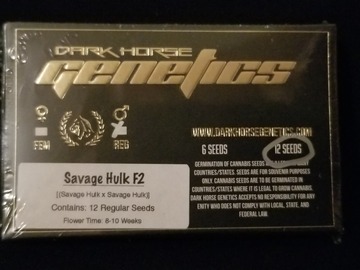 Providing ($): Savage Hulk F2 - Dark Horse Genetics